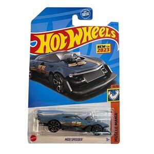 Hot Wheels Mod Speeder 2023 Muscle Mania Black Gold 1:64 Diecast Collectible